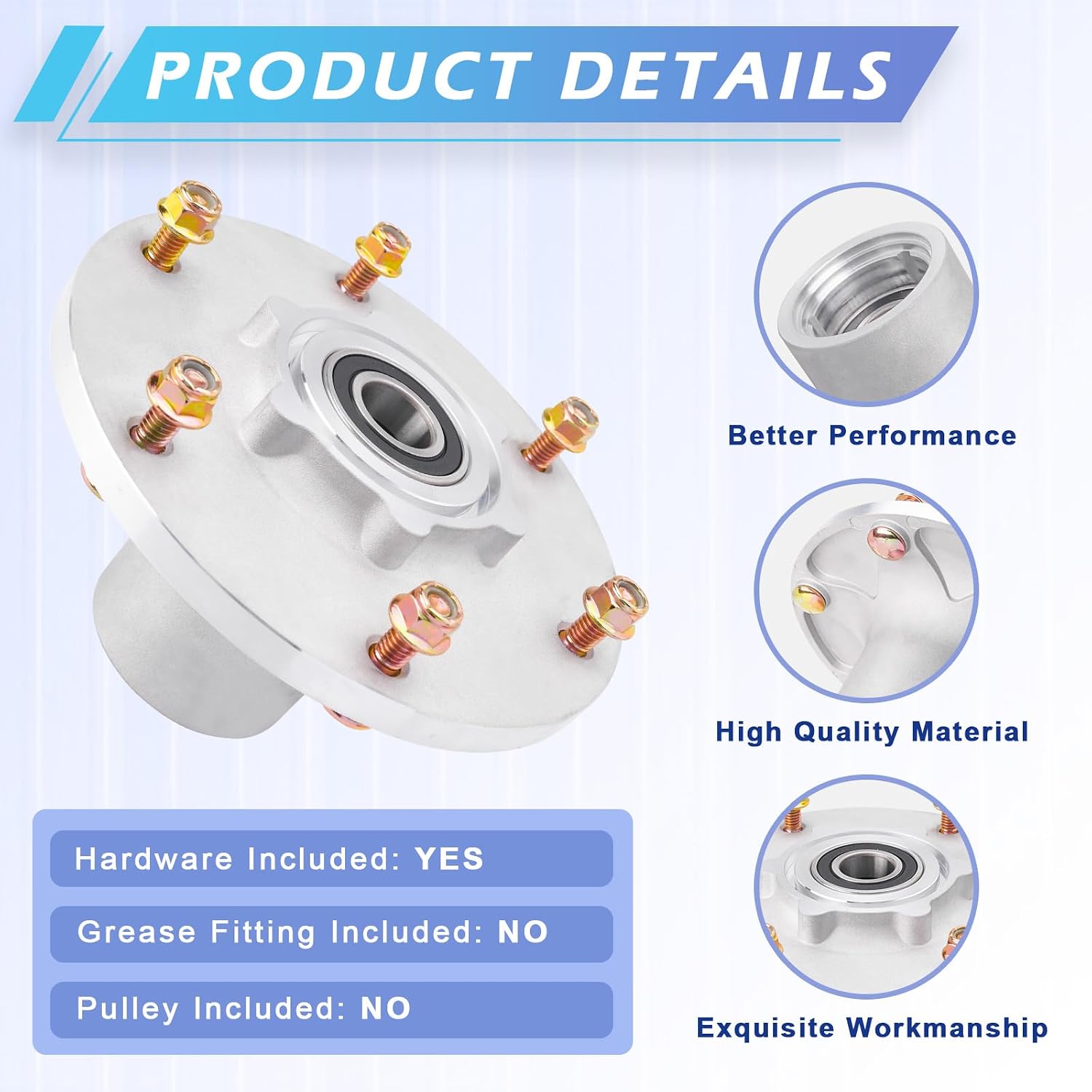 116-3344 Spindle Assembly Fit for 36 48 52 60 Exmark Lazer Z E S Staris E S Radius S X Pioneer S Turf Tracer S Vantage S Lazer Z Diesel Lawn Mower 3 Pack